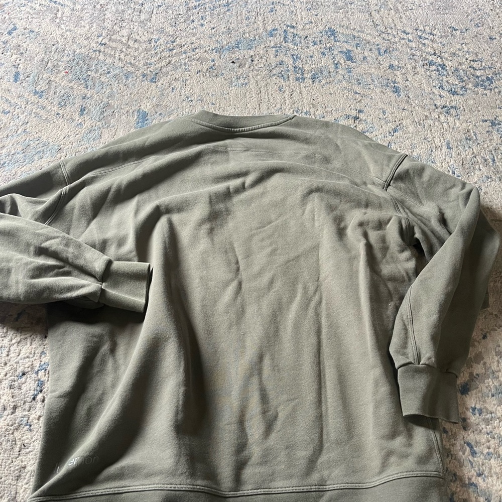 Lululemon perfectly oversized sweater green size 8 - Picture 3 of 3